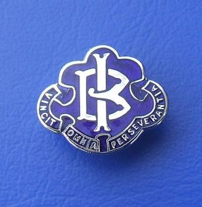 BI or IB (unidentified) - enamel badge (c.1964)