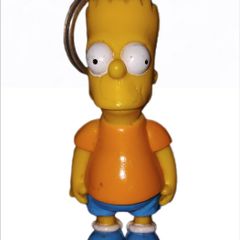Bart Simpson 1990 Keychain