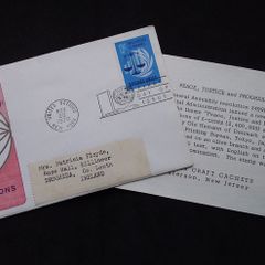 United Nations Stamps : Peace , Justice , Progress - First Day Cover , 1970