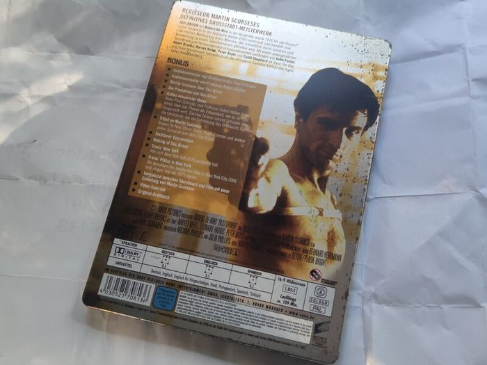 Taxi Driver Steelbook 2 disc Dvd