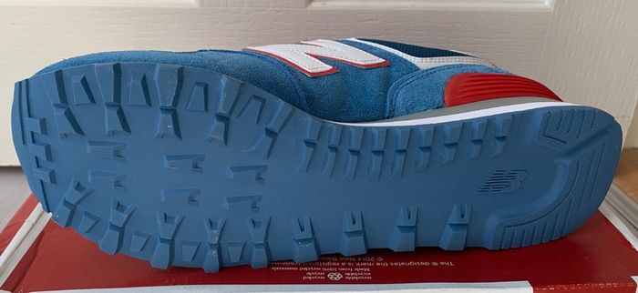 New Balance Men's 574 ML CBR Blue Red Uk 11/us 11.5 Bnib