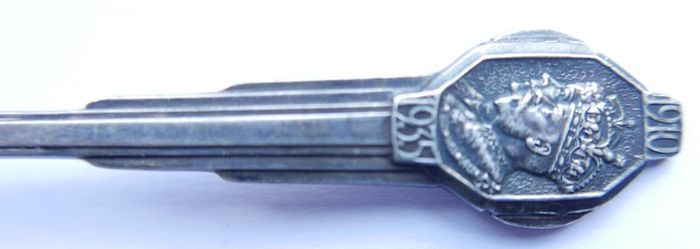 Vintage 1935 Silver Plated Spoon