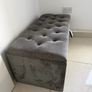 Double bed and poof for sale Image 4