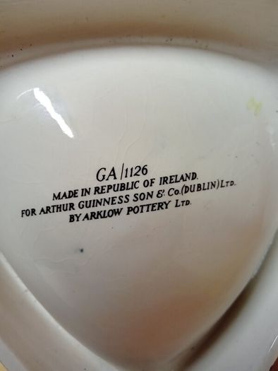 Guinness Ashtray by Arklow pottery