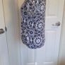 Debenhams Blue White Geometric Floral Print Blouse Top UK 12 Boho Summer Image 2