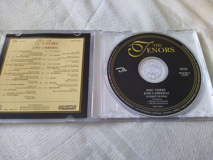 The Tenors Jose Carreras Cd