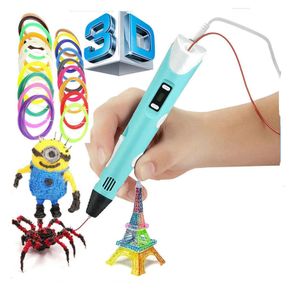 3D Pen Printer Drawing Doodler Stereoscopic + 3 ABS Filaments - Extra Filaments Available
