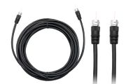 New 10m Coaxial Satellite Cable F type Screw Aerial Lead TV Male to Male #1005