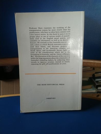 Convicts & the Colonies - A.G.L. Shaw