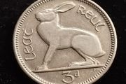 Ireland - 1968 - 3 Pence - Hare - KM.12a - UNC - [772]