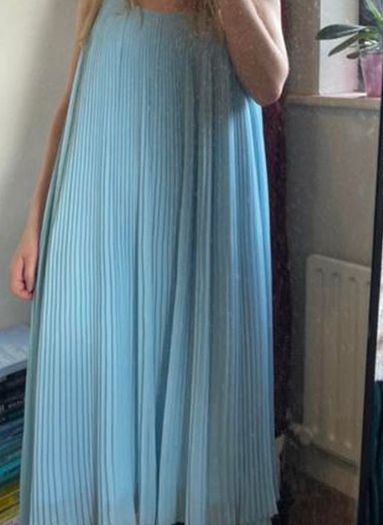 new Zara blue dress