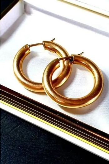 Vintage Chunky 9ct Gold Hoops