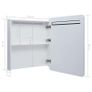 LED Bathroom Mirror Cabinet 68x9x80 cm Image 7