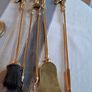 Vintage Brass fireplace set. Madr in France. Image 4