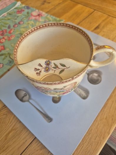 Victorian moustache cup