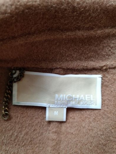 Michael kors belted sleeveless waistcoat Size medium tan wool In excellent condition