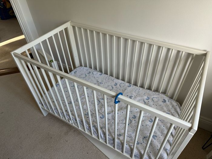 wooden cot