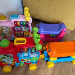 Two alphabets trains