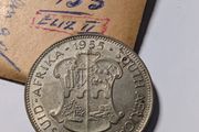 South Africa Silver Florin 1955
