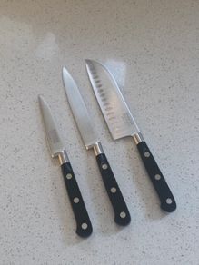 Sabatier Professional 3-Piece Kitchen Knife Set - X45 Cr Mo V15
