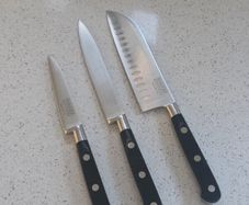 Sabatier Professional 3-Piece Kitchen Knife Set - X45 Cr Mo V15