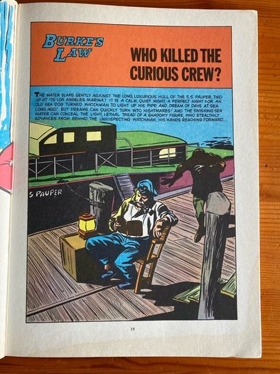 Comic:'Burke's Law' annual 1965