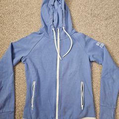 Ladies hood Gym+coffee blue Small