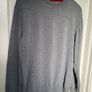 Grey Benetti  long sleeve jumper size medium  100% cotton Image 2