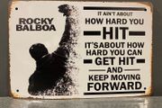 Rocky Balboa Tin Metal Sign