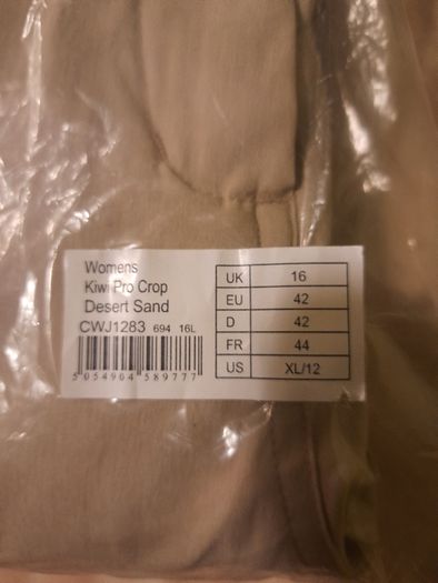 Craghoppers Womens  Kiwi Pro Crop Shirts Colour Desert Sand Size 16