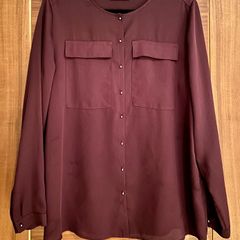 Esprit Burgundy Blouse