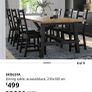 6 Seater Kitchen Table and 2 benches Image 4