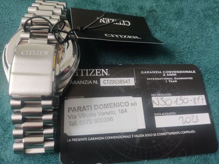 Citizen Tsuyosa Automatic Movement Watch NJ0150-81X, Yellow, Sapphire Crystal, 40mm