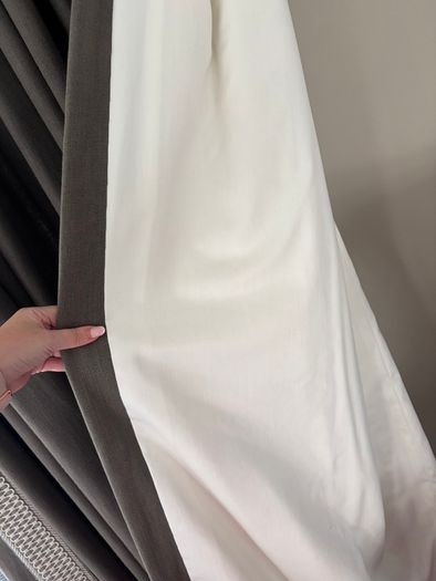Curtains and blind