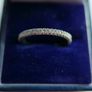 Vintage Sterling Silver 925 Sparkle Ring size S - 2,8g Image 4