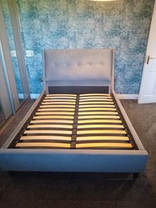 Double Bed Grey