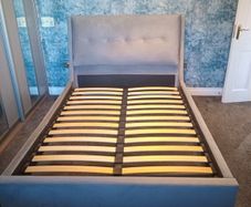 Double Bed Grey