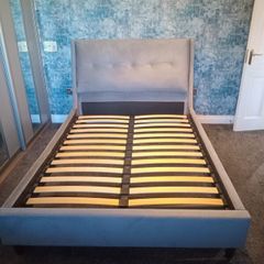Double Bed Grey