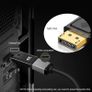4K DisplayPort to HDMI-Compatible Adapter DP Male to Female HD TV HDMI-Compatible Video Audio Cable for PC TV Laptop Image 2