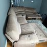 Fabric Corner Recliner Sofa - Taupe Image 4