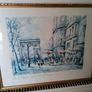 2 Antique Wall Pictures - Paris Image 3