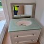 Marble Vanity Unitw with solid hardwood drawers Image 3