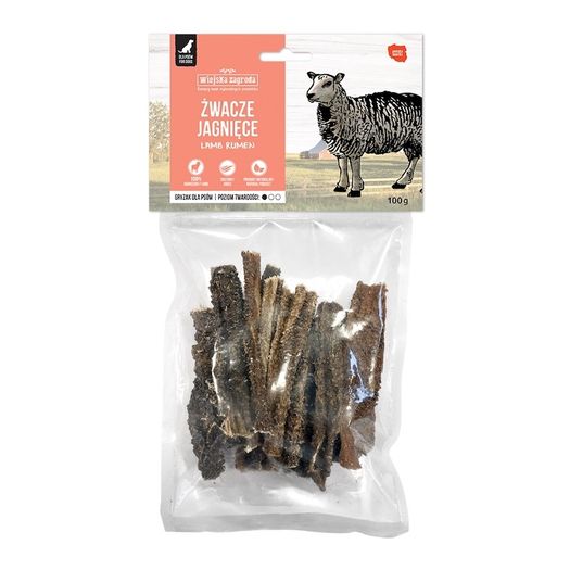 Country of Animals Lamb Tripe - Monoprotein Dog Treats feed for (ADULT) 100g