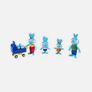 BRAND NEW Brave Bunnies Pack of 5 Action Figures of The Rabbit Family Image 6