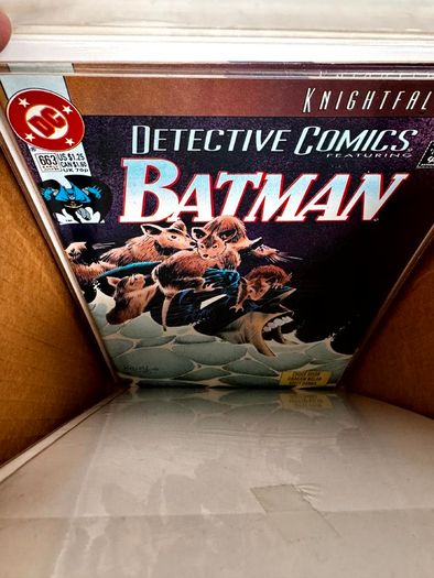 Detective Comics Batman Long Comic Box w 215 comics for Sale