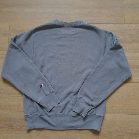 Champion sweatshirt reverse weave mens small grey
