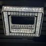 Crystal Chandelier with stainless steel and mirrored finish. 3 colour options. Remote Control. Image 2