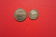 2 Irish 5p 1986 and 1996