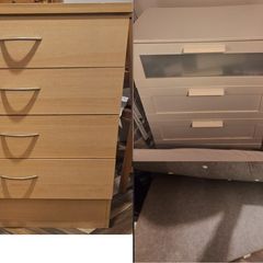 Free: King Size Divan Bed (150x200) + 2 Chests of Drawers - Collection Only
