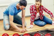 Far Infared Heating film complete set Underfloor mat 140 w/m2 laminat floor